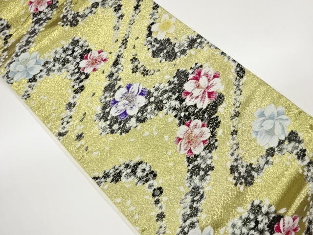 JAPANESE FUKURO OBI / WOVEN SAKURA